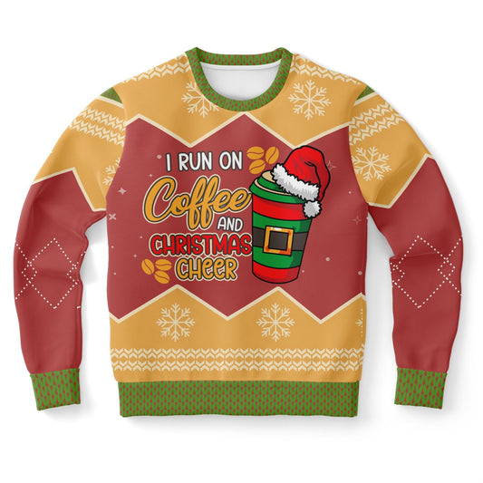 I Run on Coffee and Christmas Cheer Sweatshirt