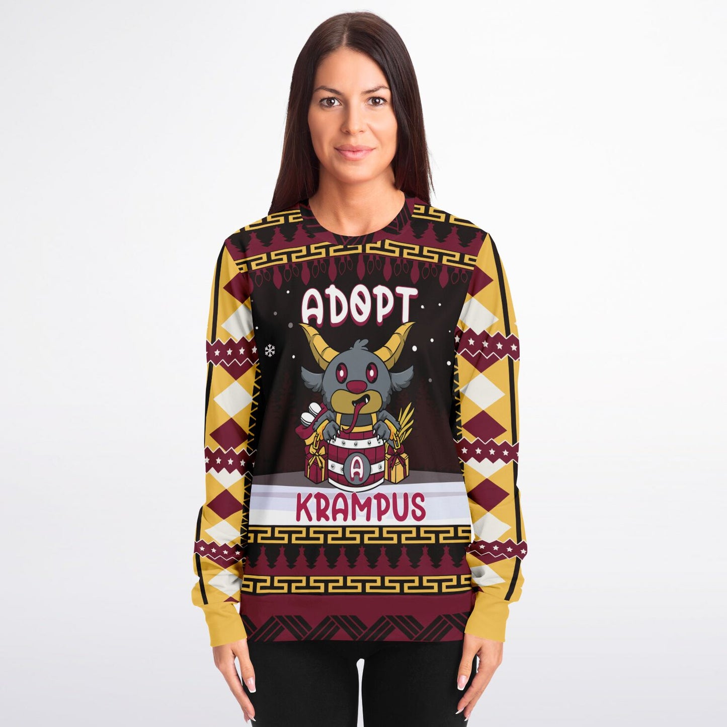 Adopt a Krampus - Playful Holiday Sweatshirt