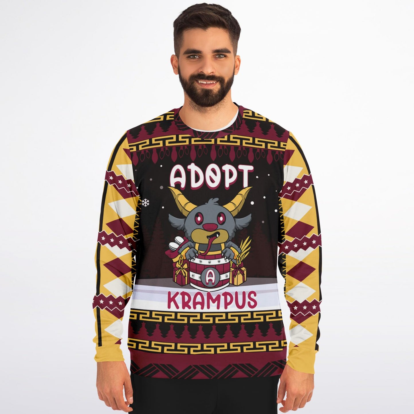 Adopt a Krampus - Playful Holiday Sweatshirt